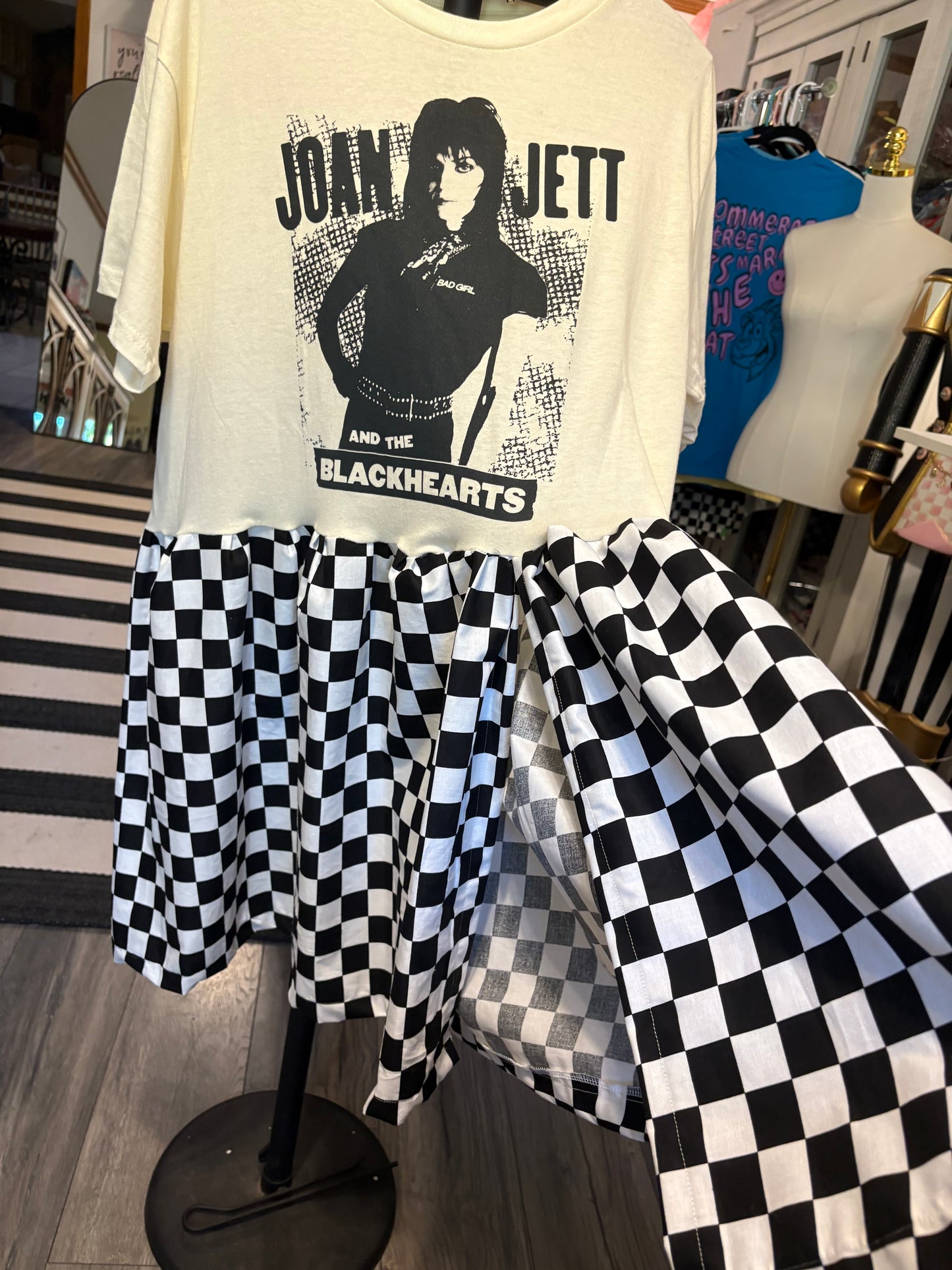 Joan Jett Peekaboo Rockstar Dress One Size Fits Most