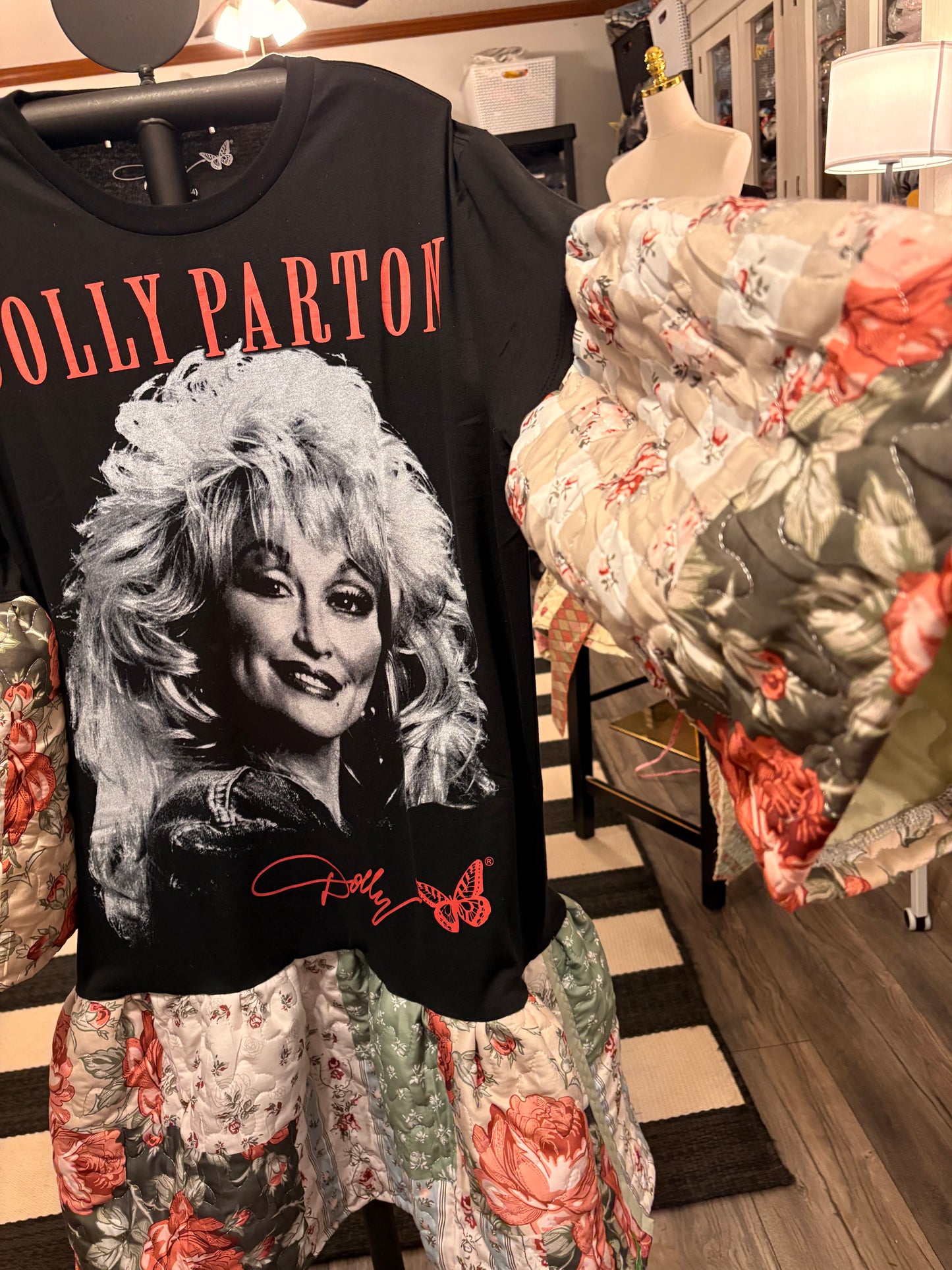 Be Dolly Upcycled Quilt Jumper One Size Fits Small to XL Oversized!