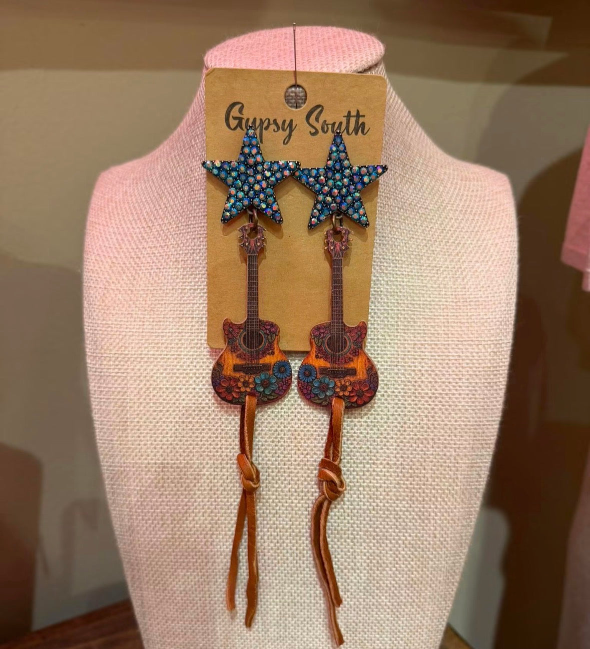 Rockstar Handcrafted Wooden Earrings