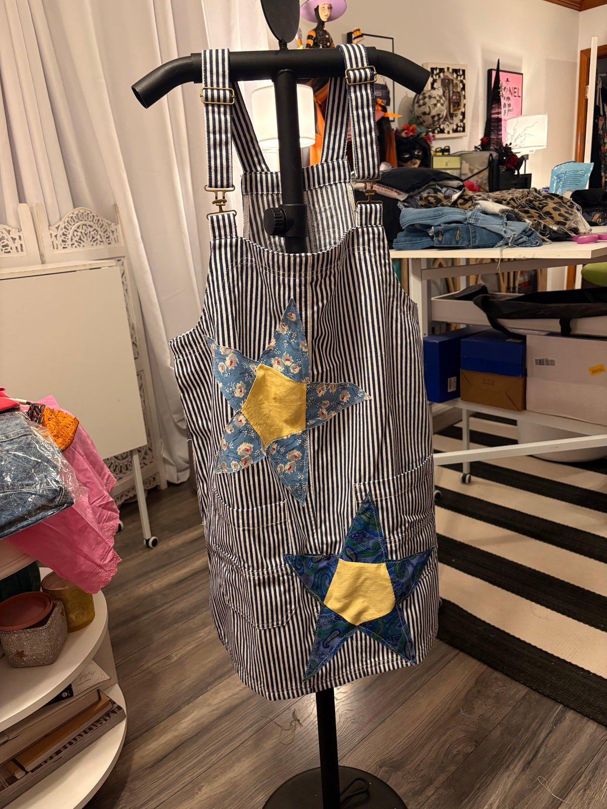 Stars and Stripes Overall Dress Fits a Size Medium/Large 6-10