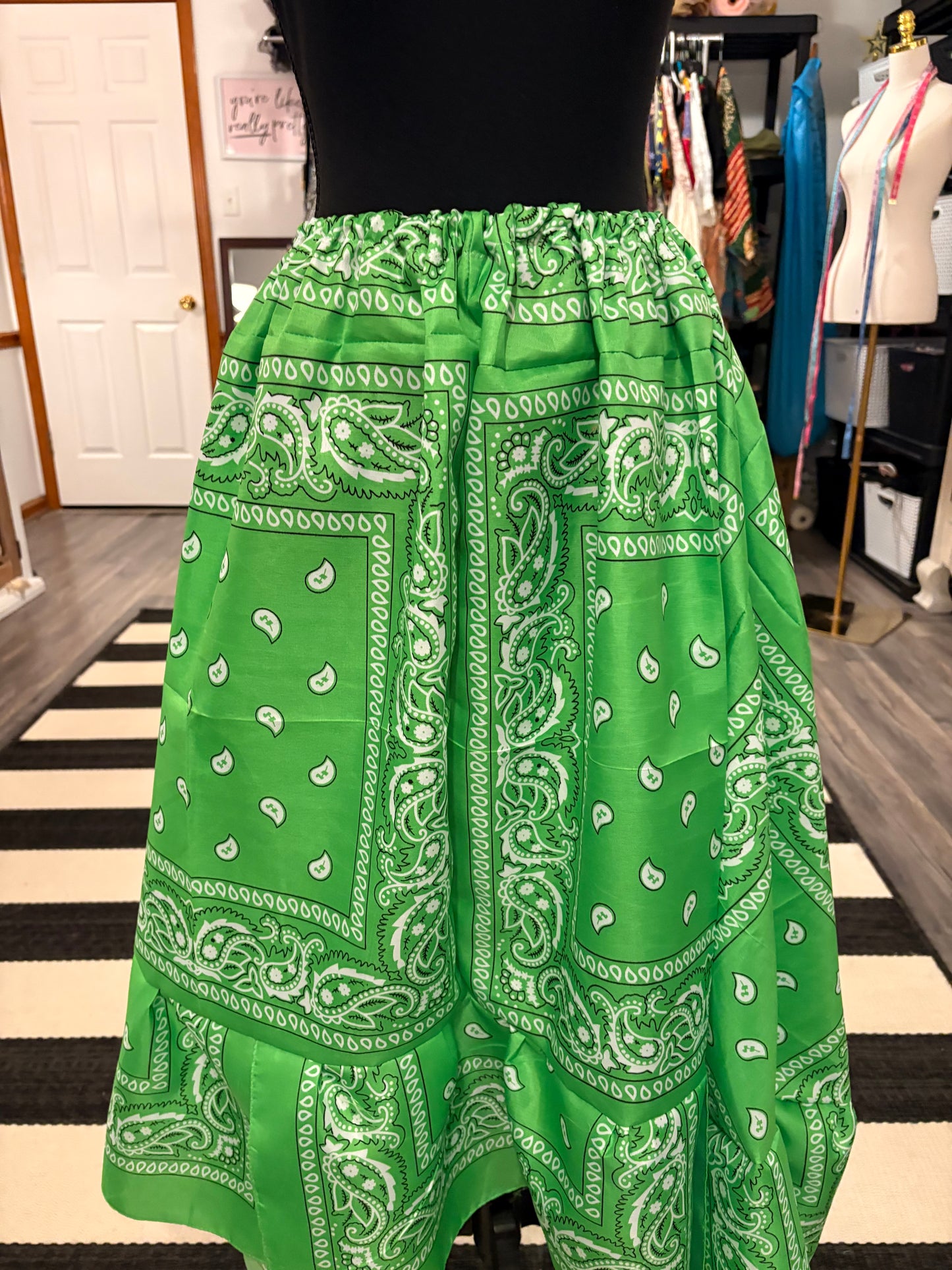 Claire Bandana Dress/Skirt Fits a Small to 3X