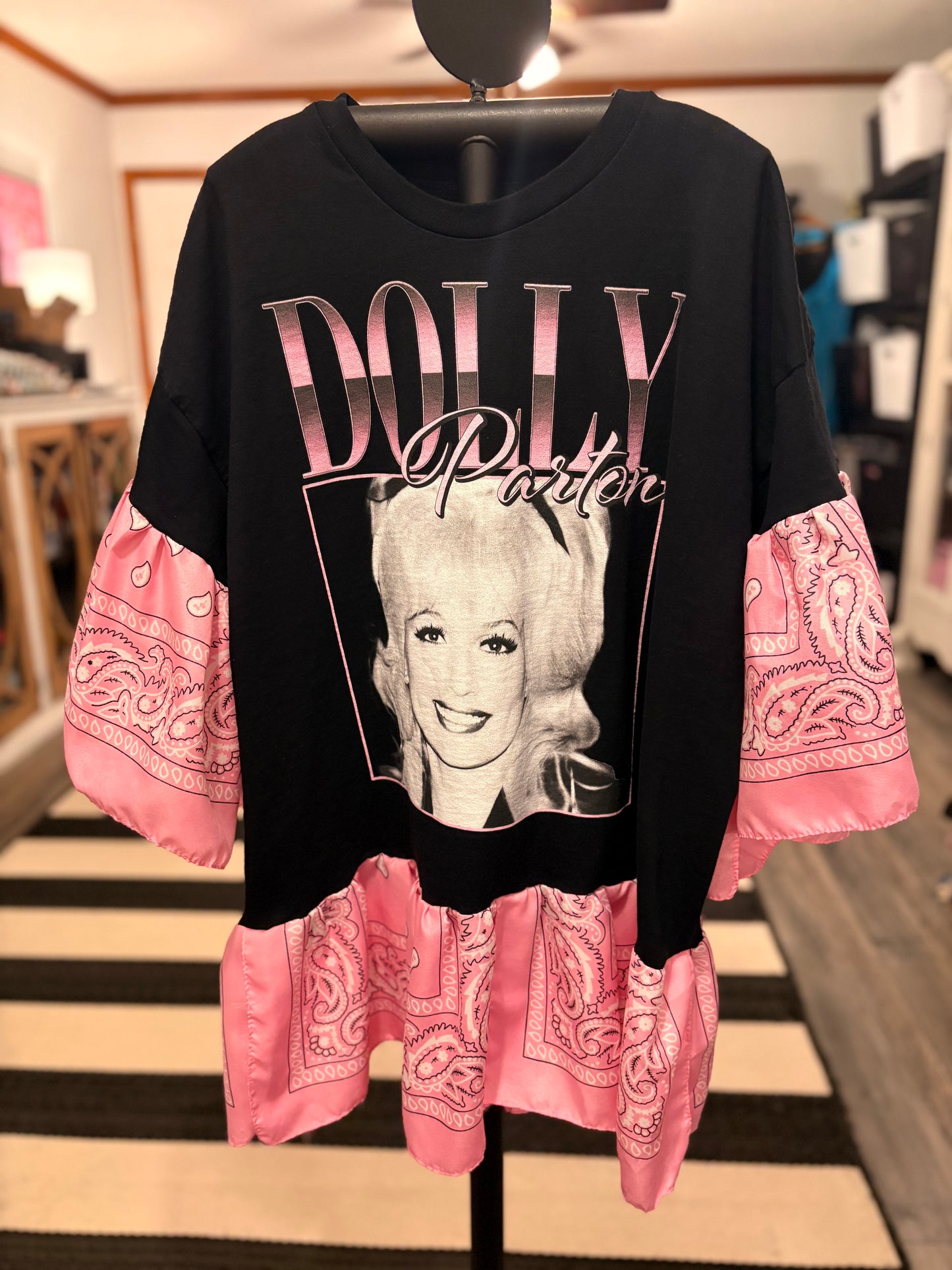 Young Dolly Bandana Baby Doll Tee Fits a Small to 2X (Copy)
