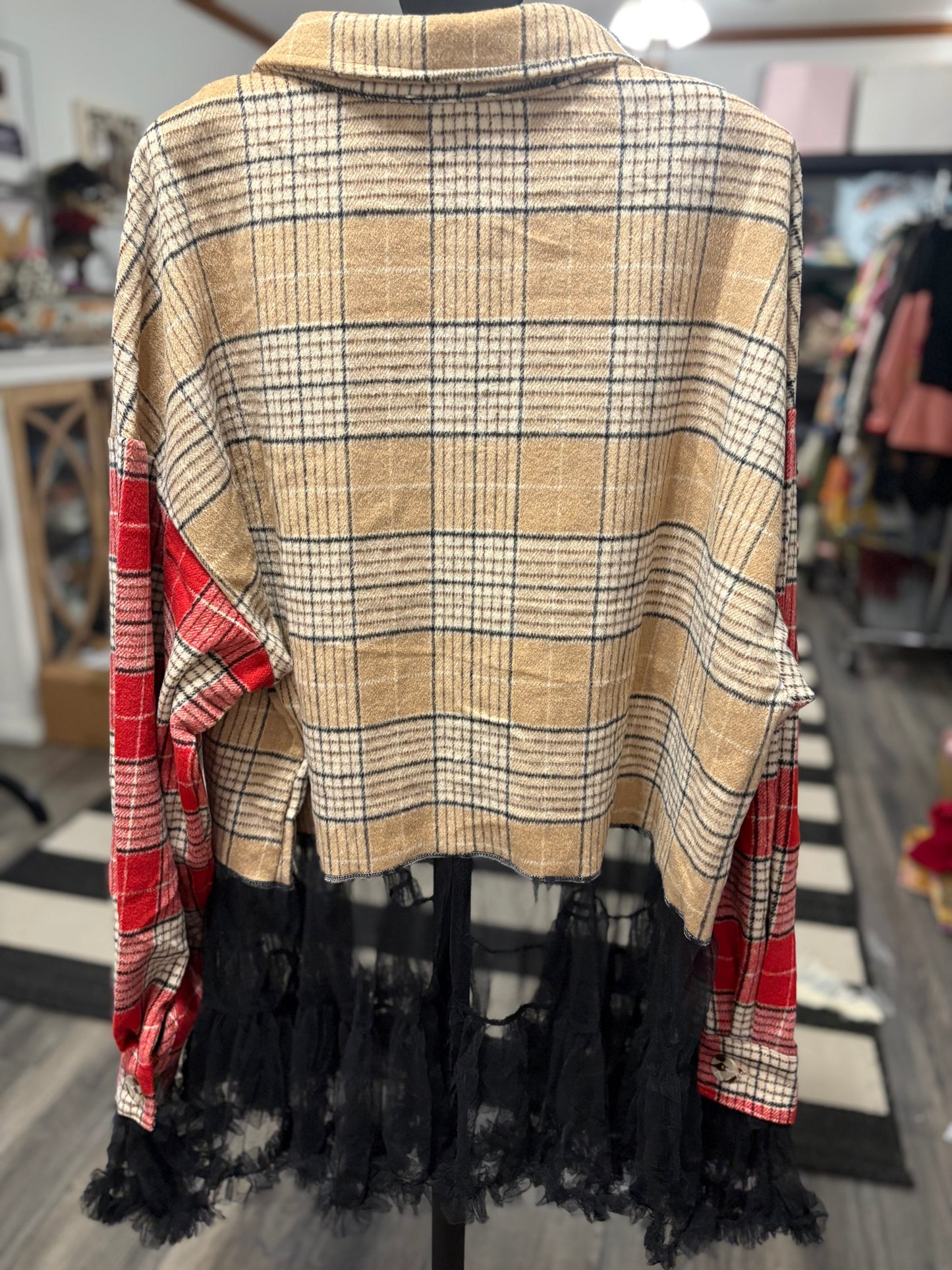 Black Magic Flannel One Size Fits Small to XXL