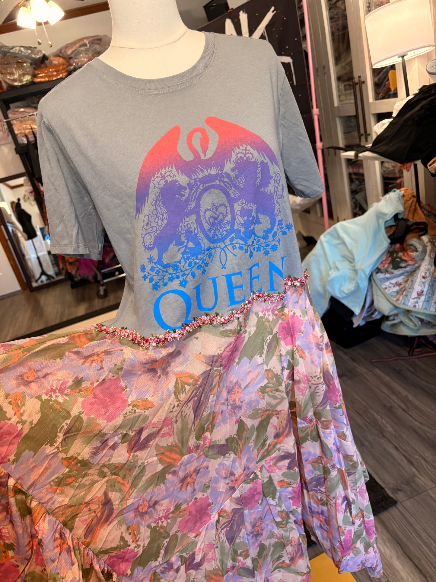 Another One Bites The Apple Upcycled Rockstar Fairytale Dress One Size Fits an XS to Large Oversized!