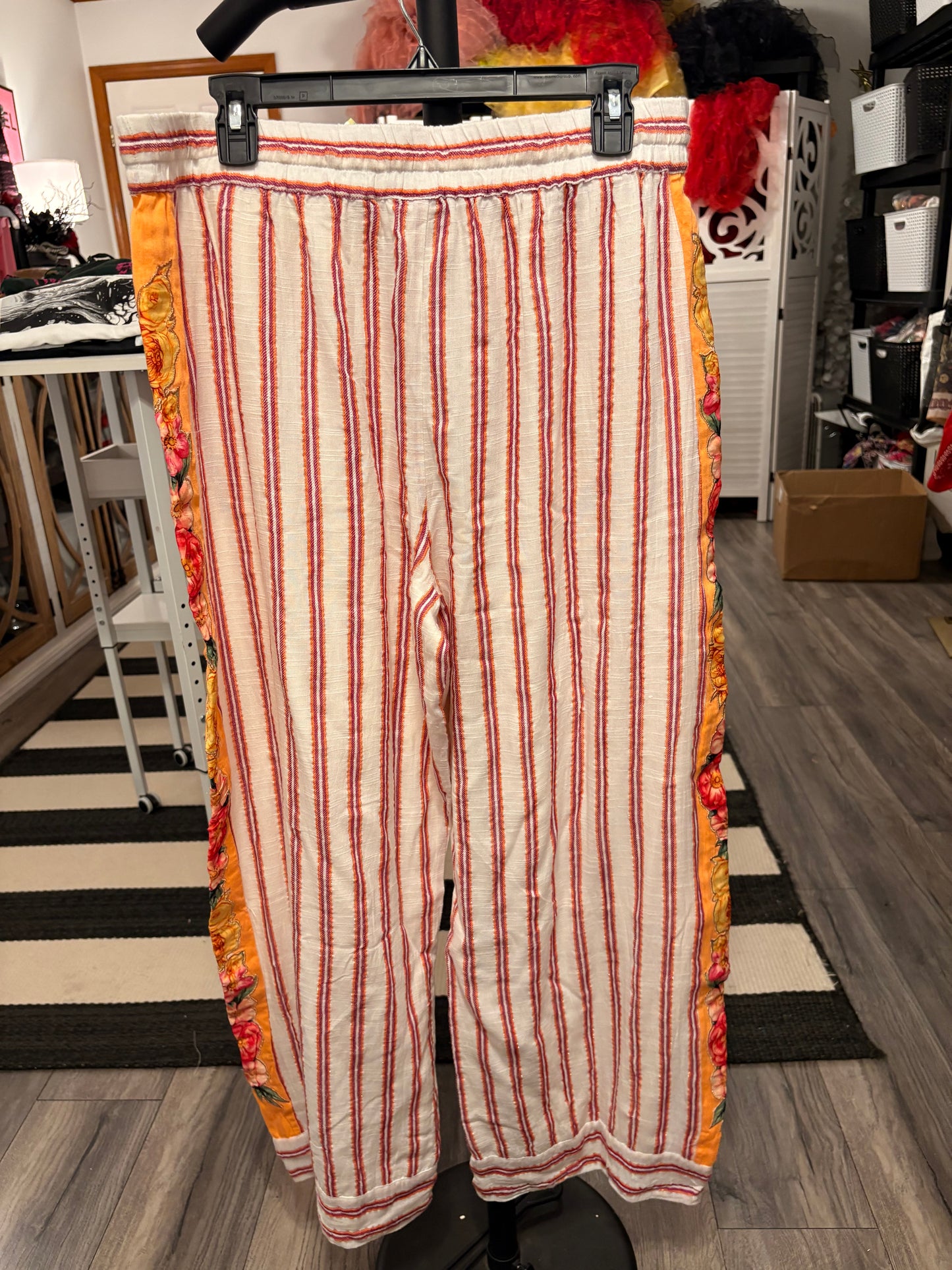 Striped Goddess Pants by Aratta XL 12/14