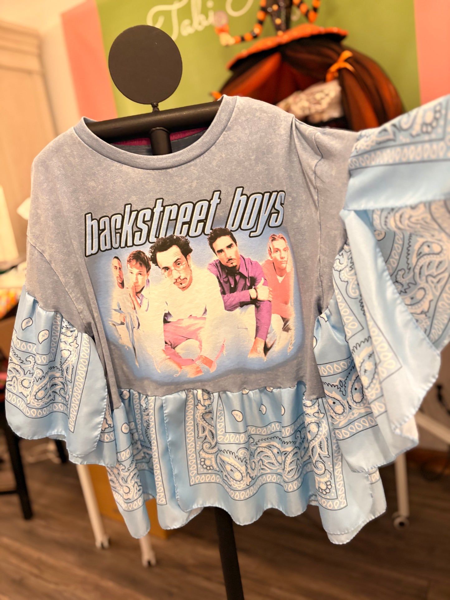 Everybody Bandana Baby Doll Tee Fits a Small to XL