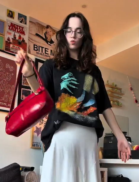90's I'll Get You My Pretty Vintage Washed Black T-Shirt: L