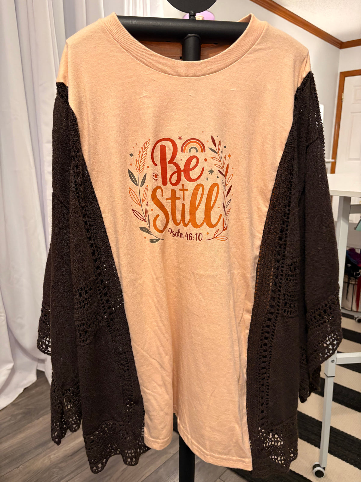 Be Still Sweater Tee One Size Fits Small to XXL