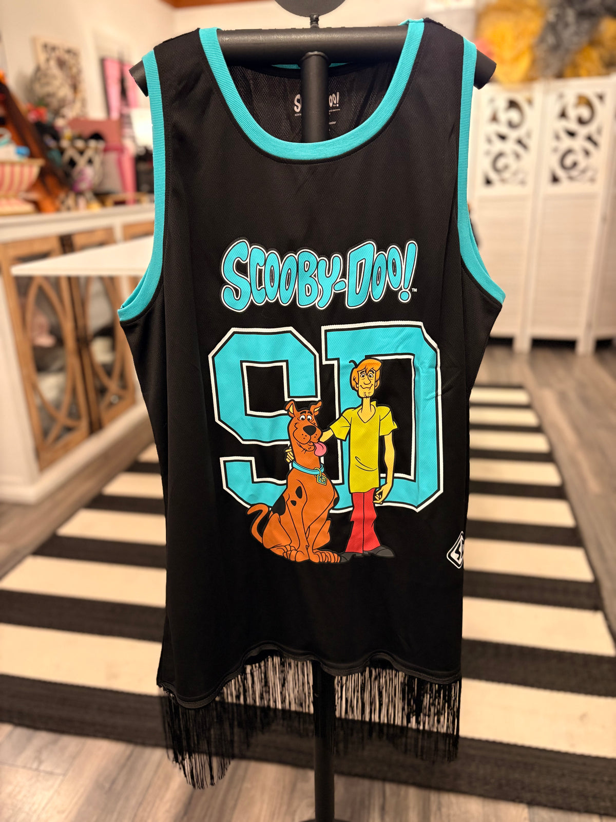 Where Are You? Glam Basketball Top One Size Fits a Small to XL