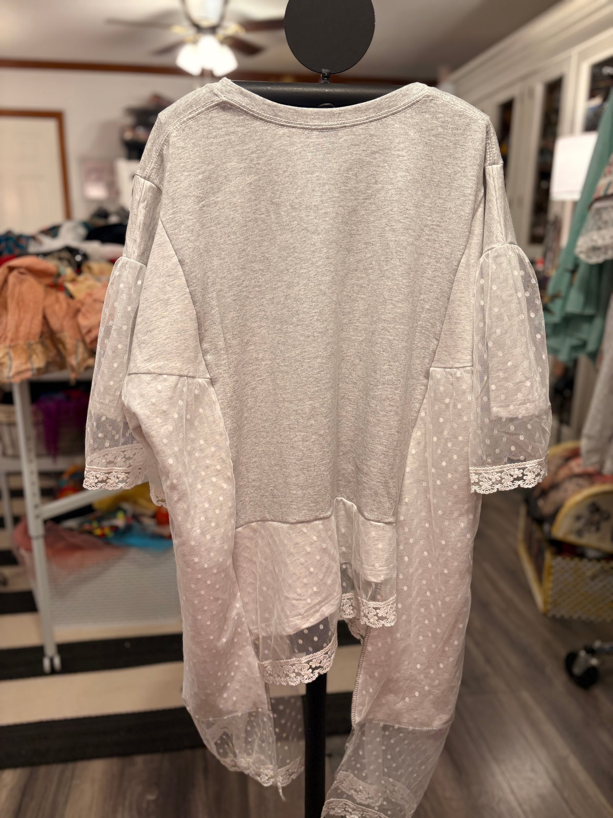 Love Like Jesus Lace Sweatshirt Tee One Size Fits a Small to 3X