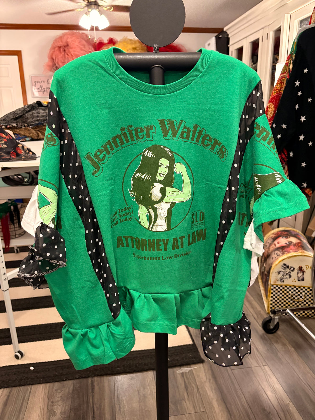 She’s a Lot of Woman Patchwork  Tee One Size Fits a Small to XL