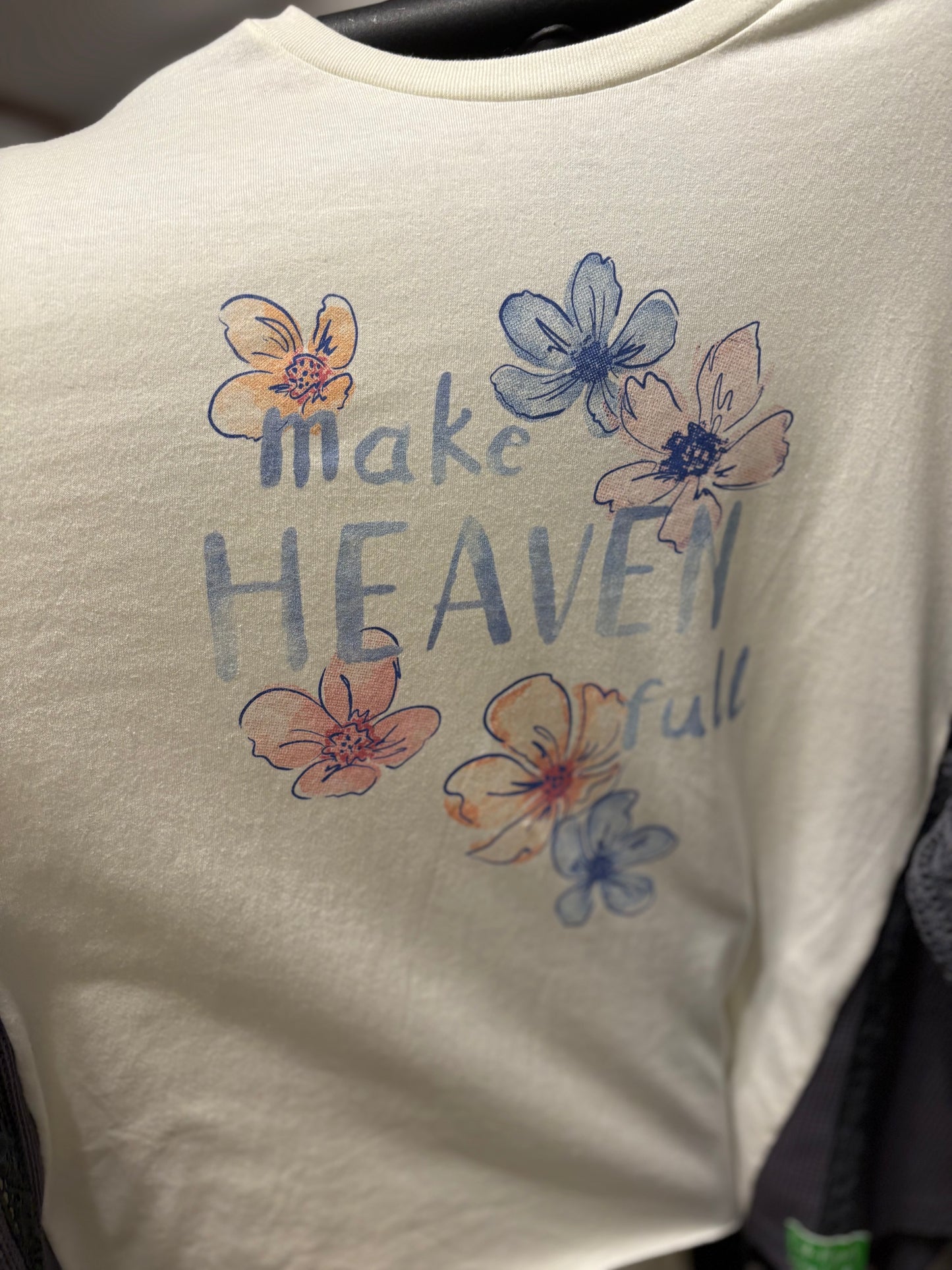 Make Heaven Full Upcycled Drop-Sleeve Tee One Size Fits a Small to XXL