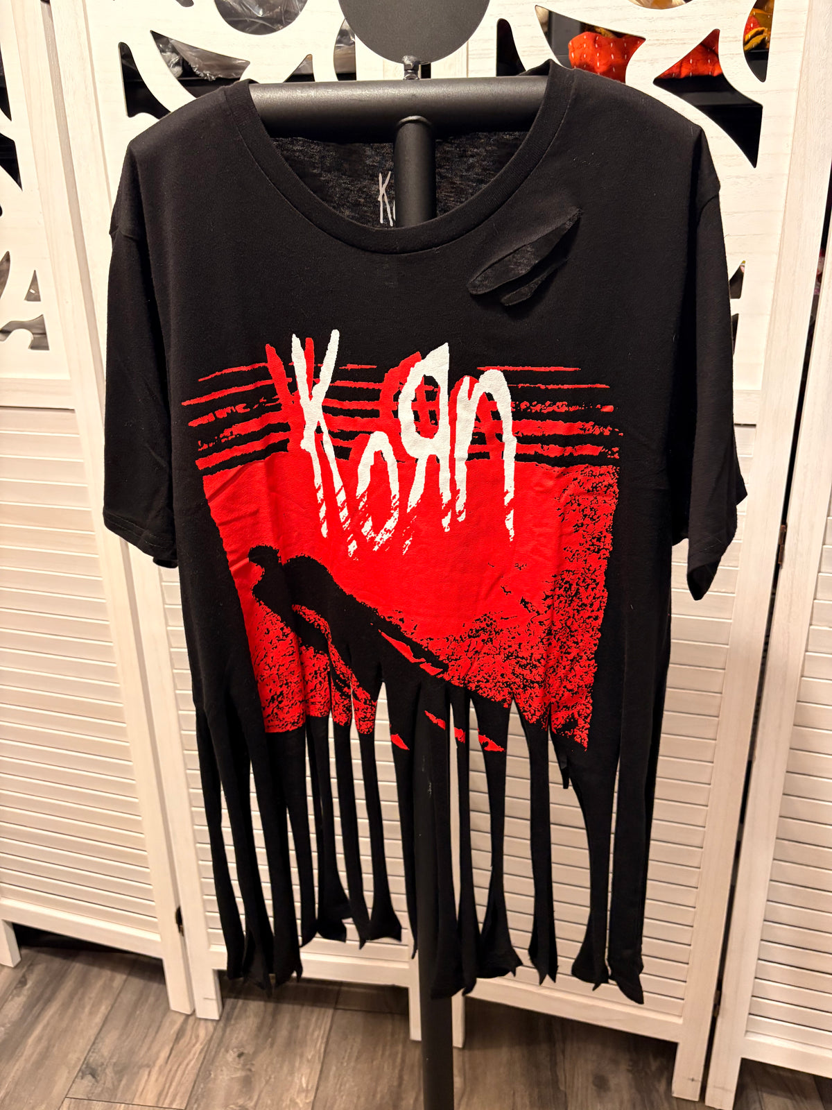 Coming Undone Glam Fringe Tee One Size Fits Small to Large