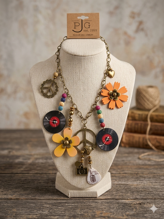 Peace Baby Charm’d Necklace
