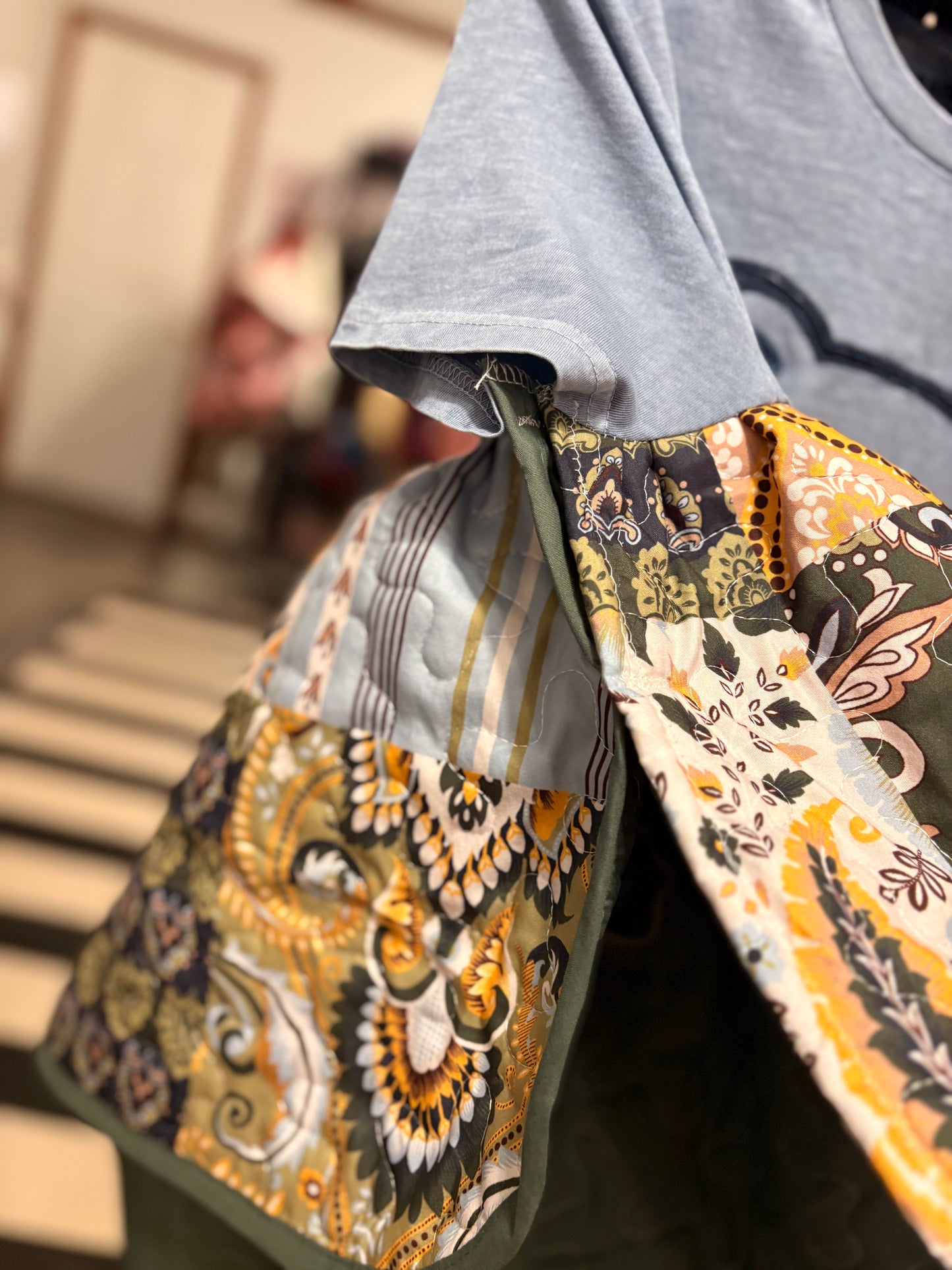 Grateful Dead Quilted Rock Angel Poncho One Size Fits an XS to Large (0-10) Oversized