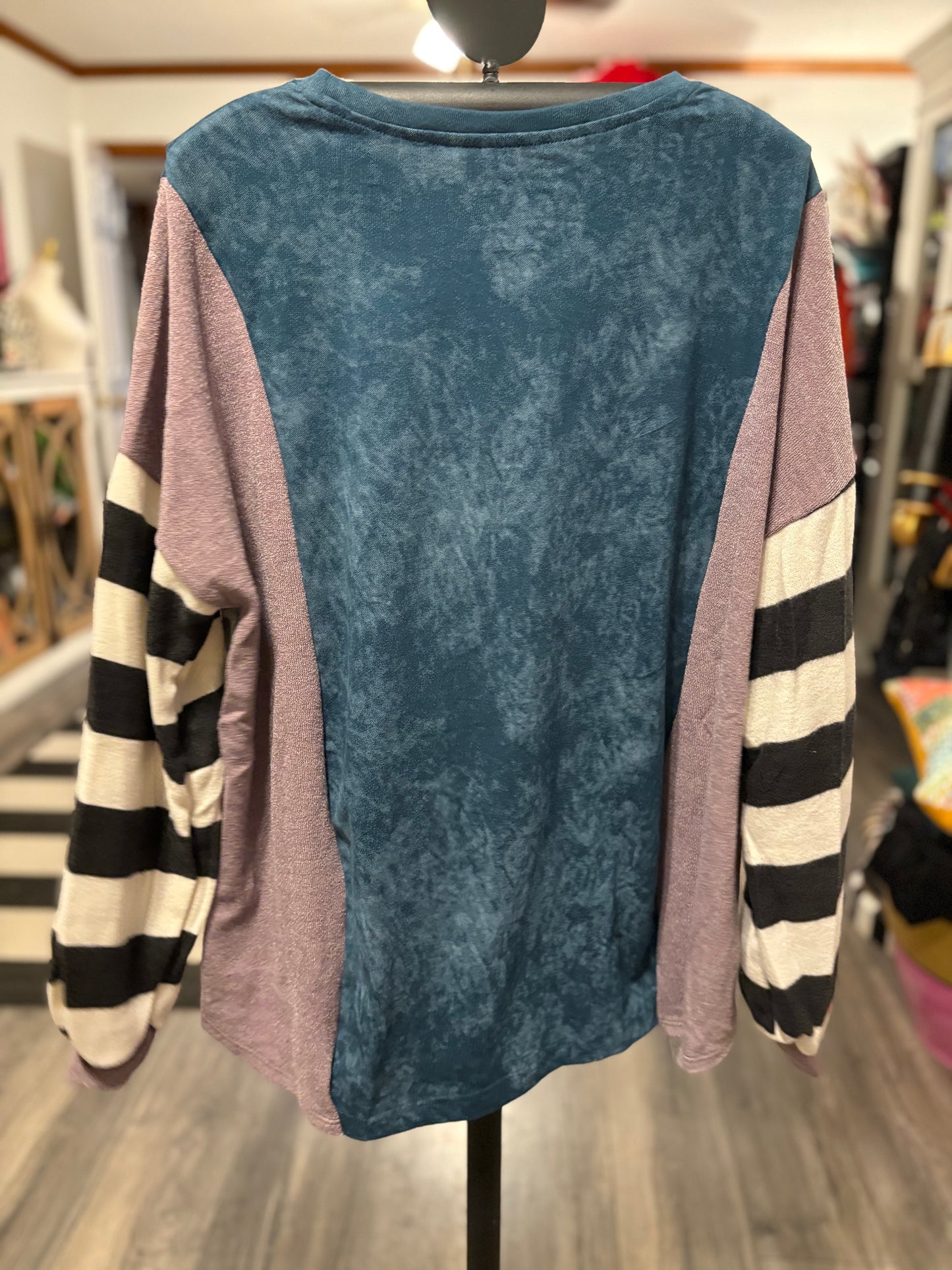 Pink Floyd Upcycled Drop Sleeve Sweater Tee One Size Fits a Small to XL