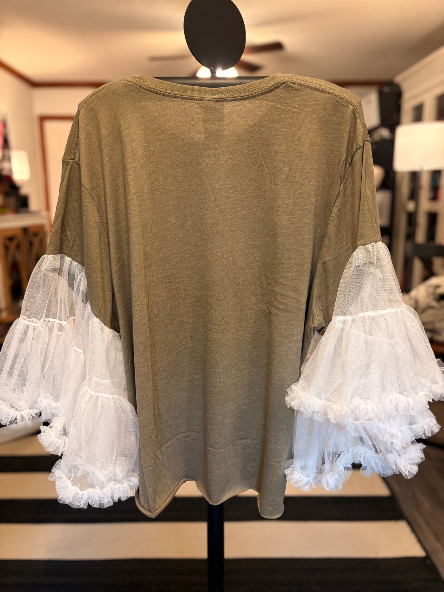 Sacred Heart Upcycled Angel Tee One Size Fits a Small to 3X