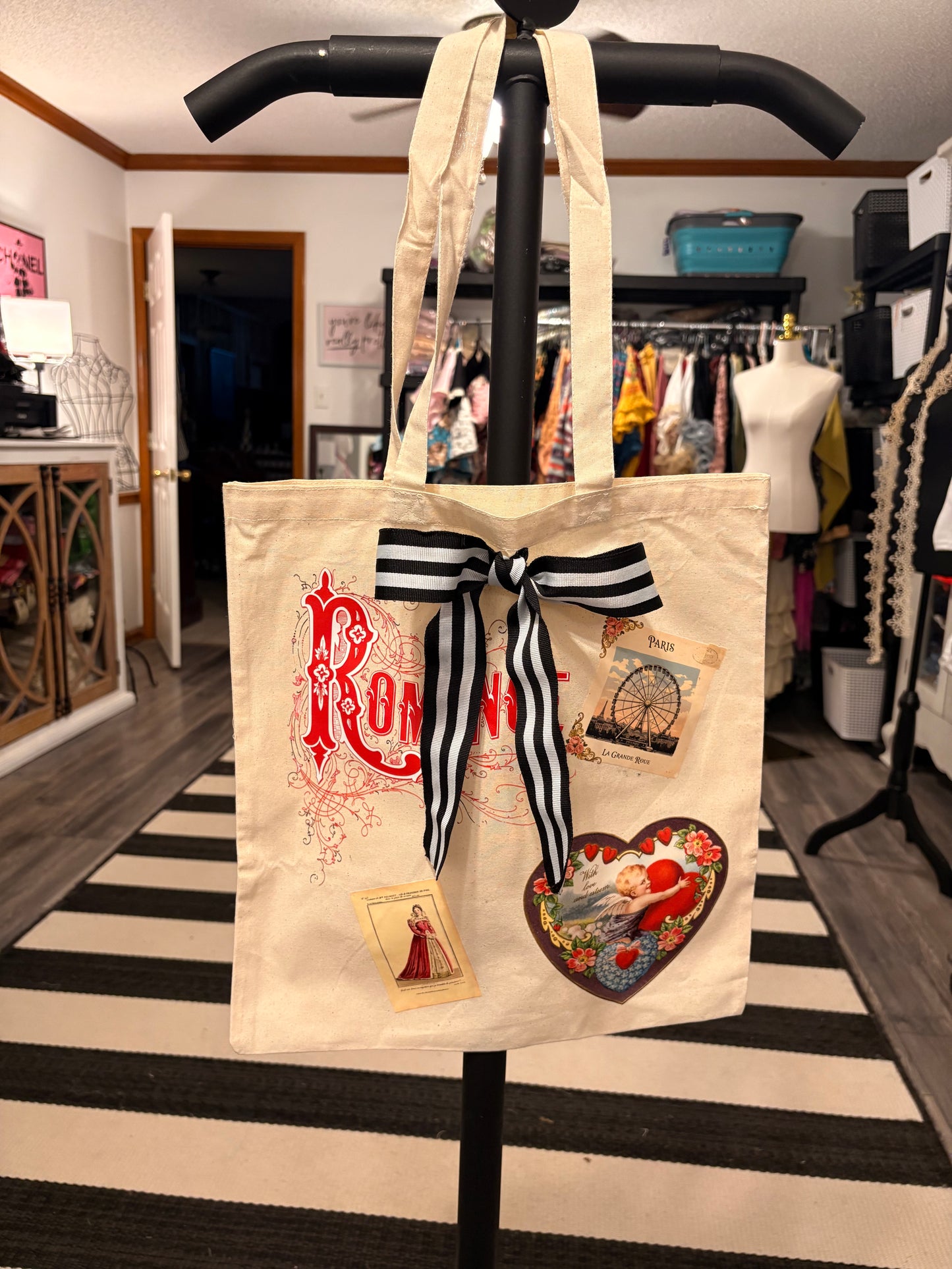 A Little Romance Junk Tote