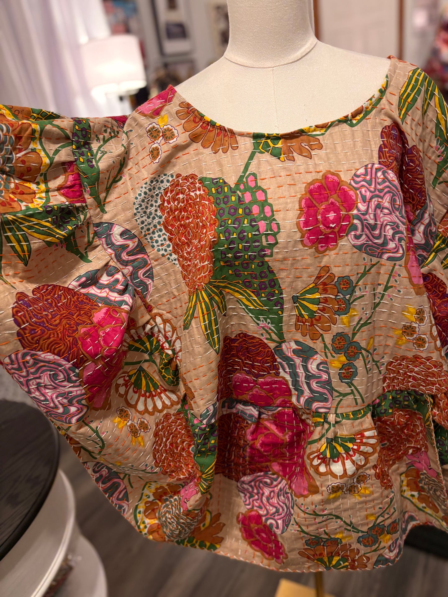Chloe Kantha Circle Top One Size Fits a Small to 3X