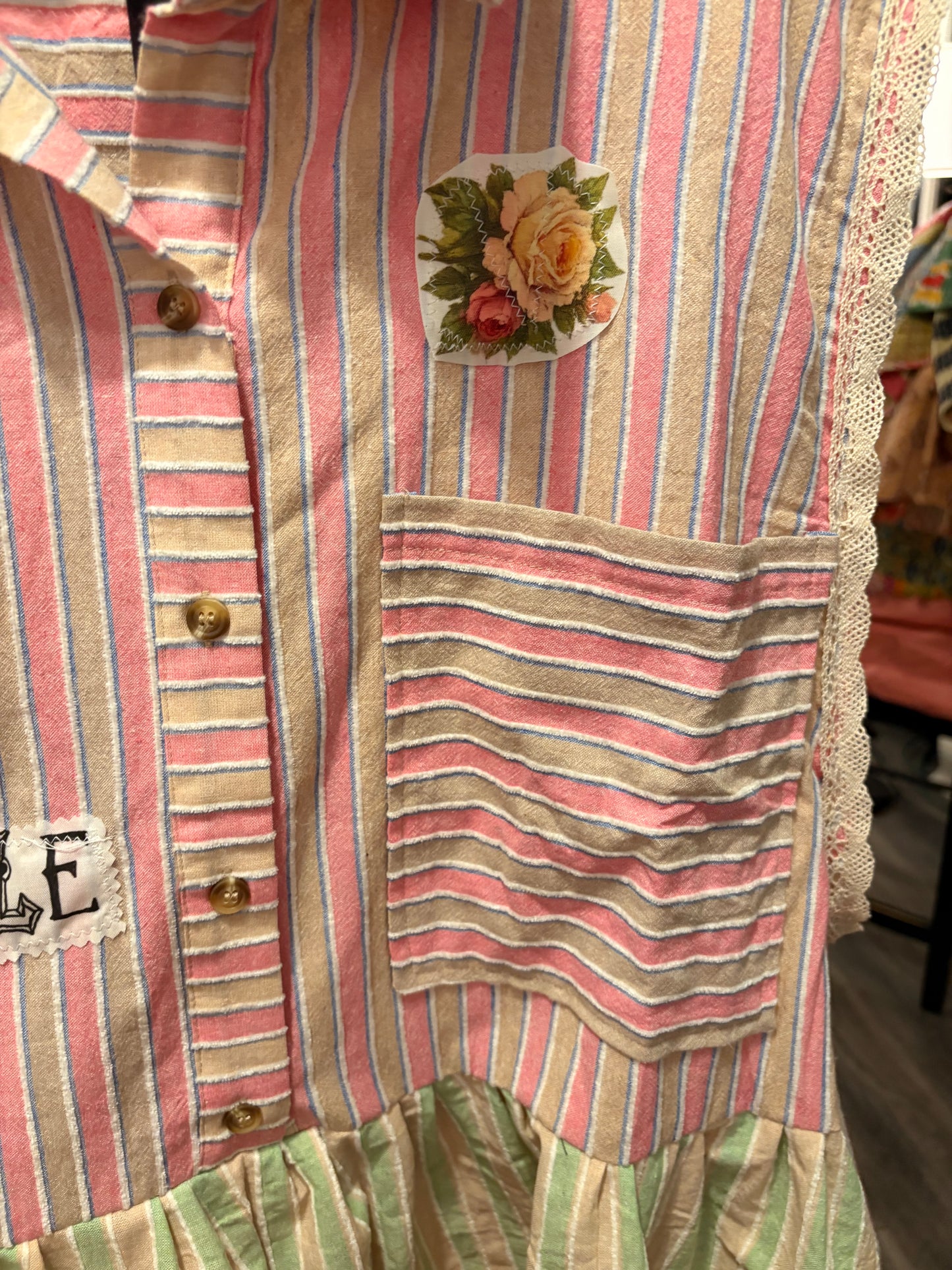 Beautiful Life Upcycled Sleeveless Top One size fit Small to 2X