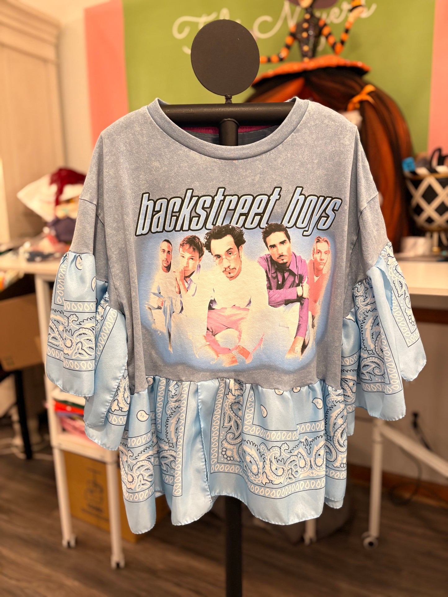 Everybody Bandana Baby Doll Tee Fits a Small to XL