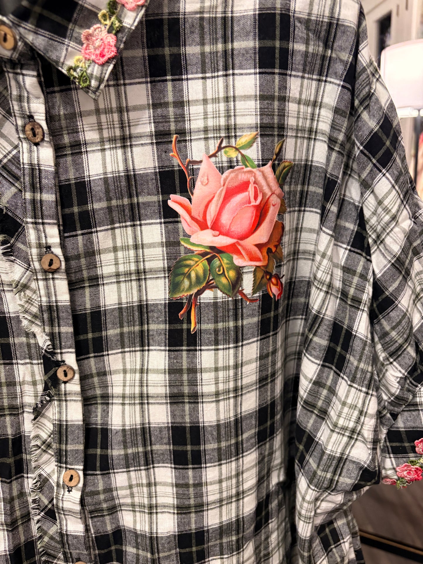 Turning Up Roses “Junk” Top One Size Fits a Small to XXL