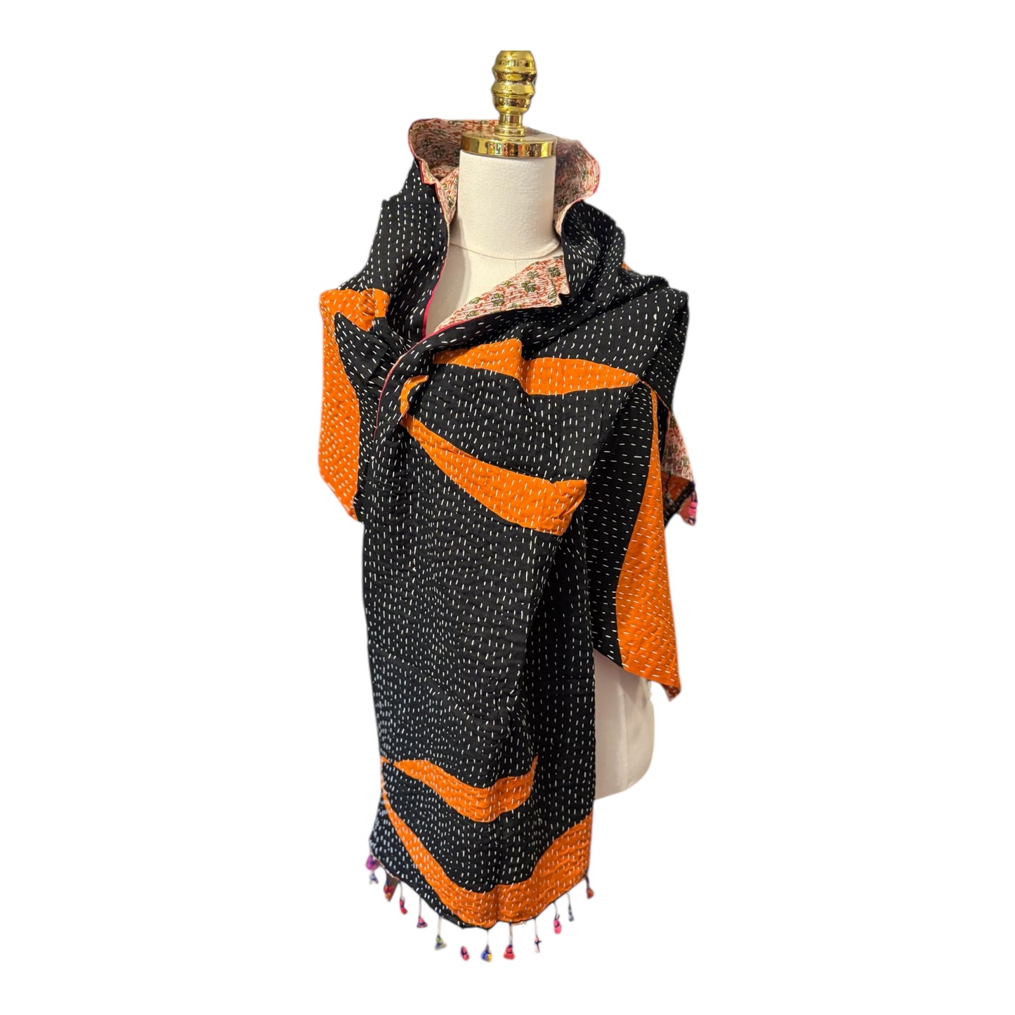 Hailey Cotton Kantha Scarf