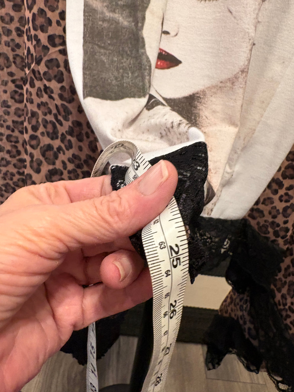 Like A Virgin Leopard Poncho One Size Fits a Small to XL