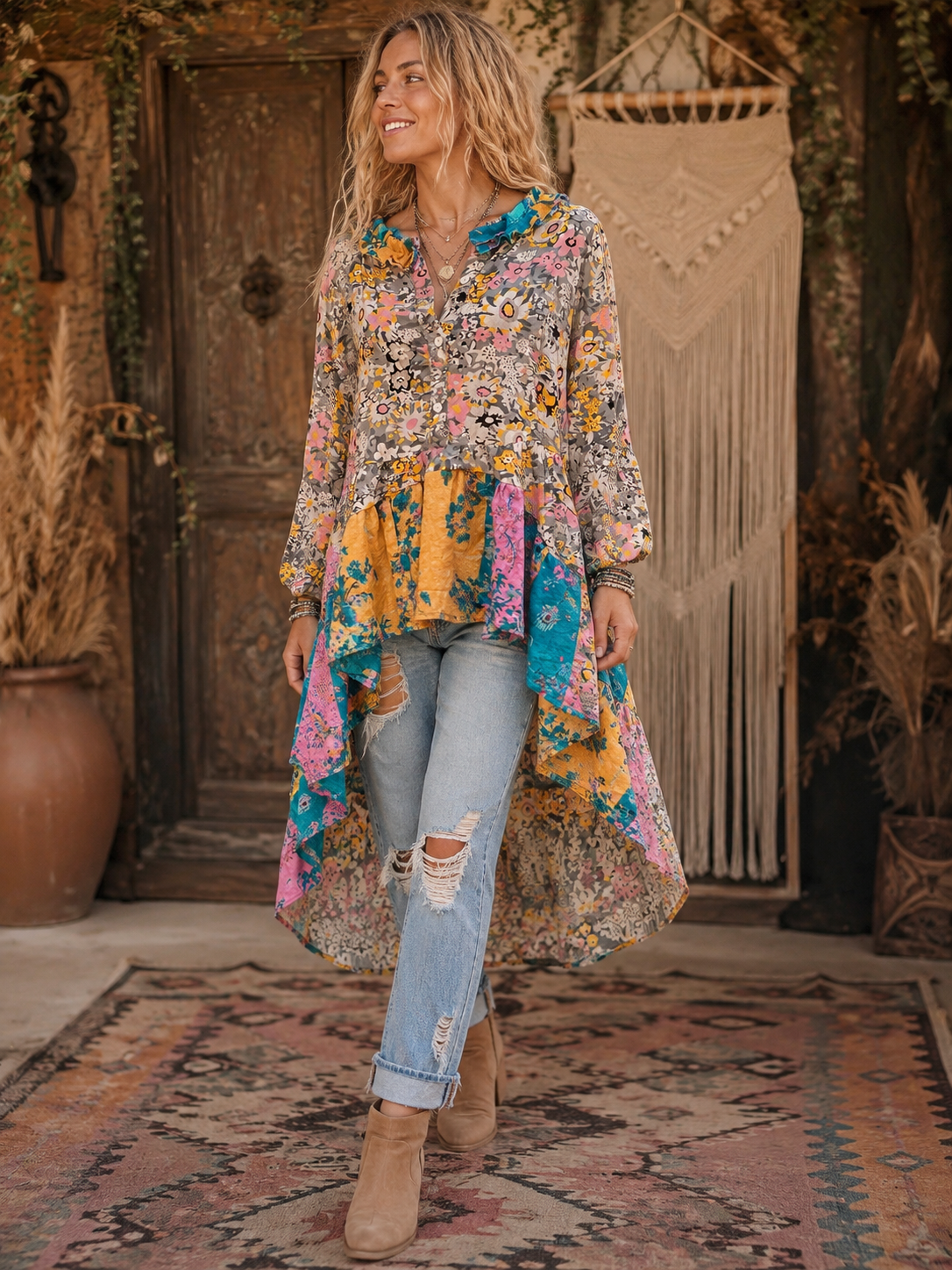 Missy Hi/Lo Top Fits a Large/XL