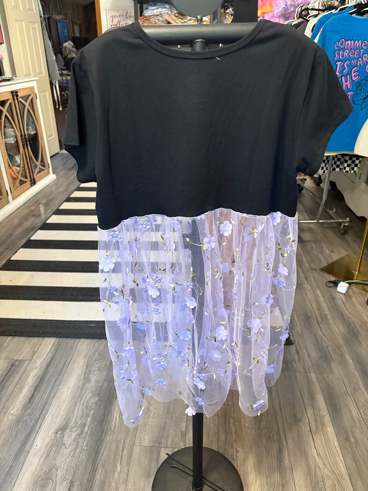 The Beatles Ruffled Peekaboo Top