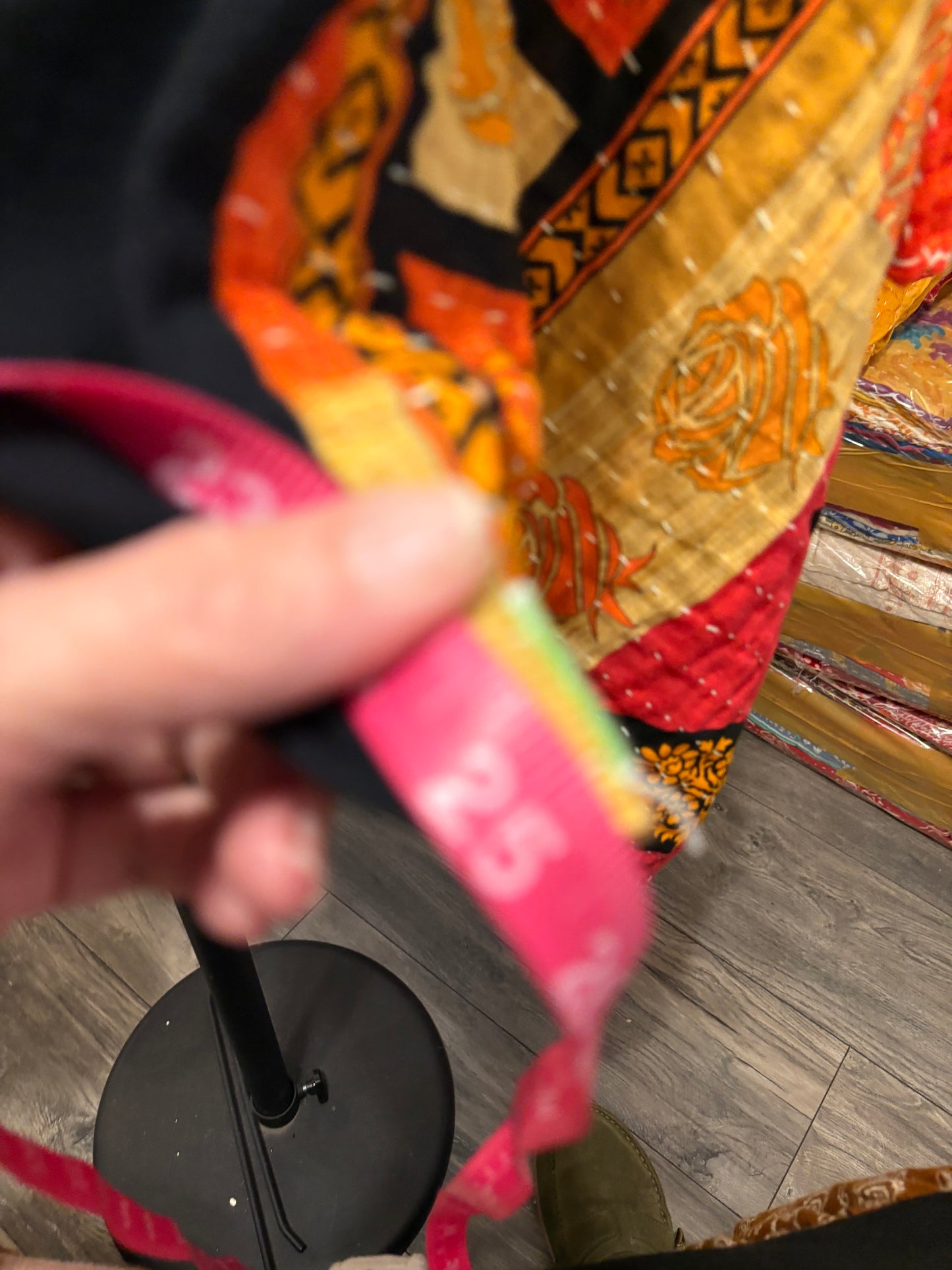 City of New Orleans Upcycled Vintage Kantha Quilt Poncho Tee One Size Fits a Small to XXL