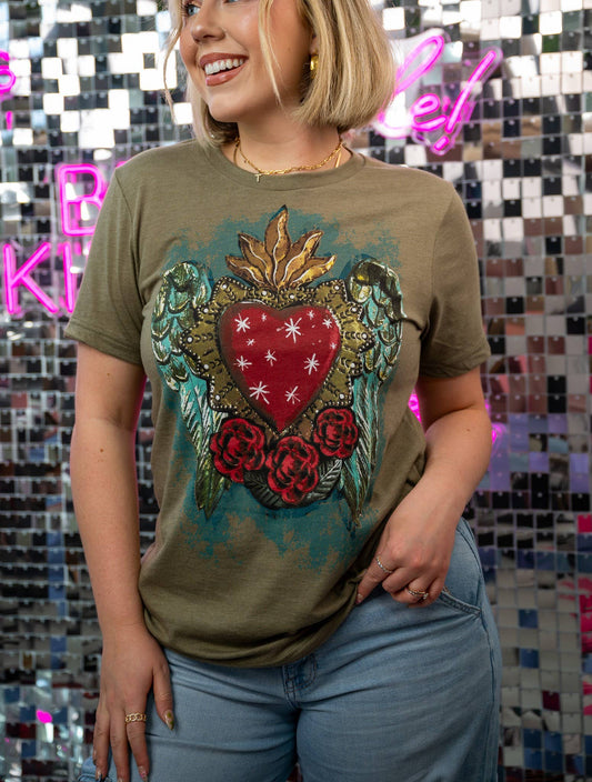 Sacred Heart Tee: L