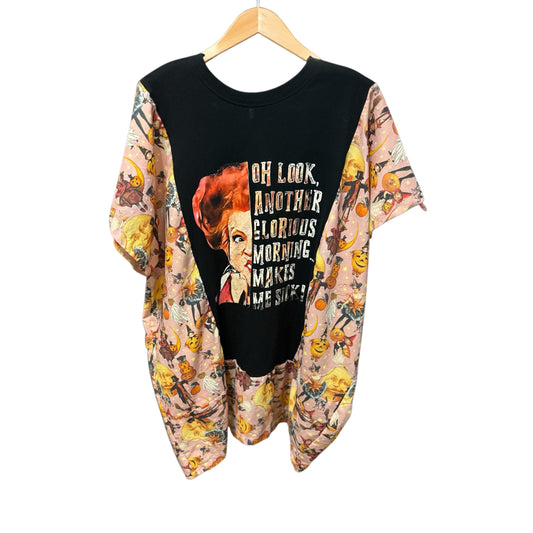 Glorious Morning Upcycled Tee Tunic Fits a Small to XXL