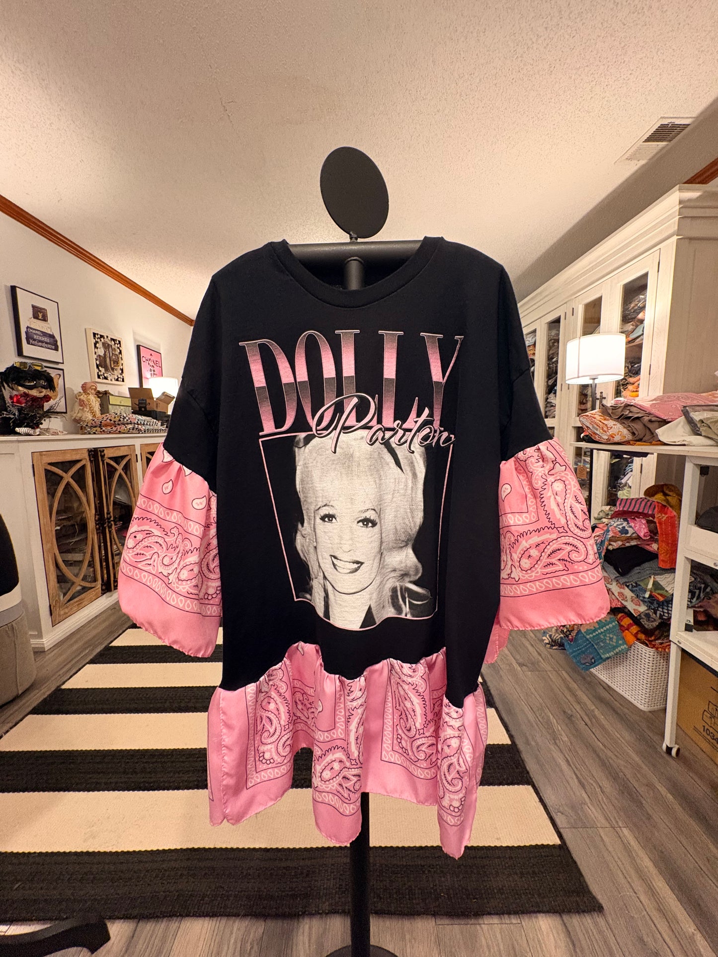 Young Dolly Bandana Baby Doll Tee Fits a Small to 2X (Copy)