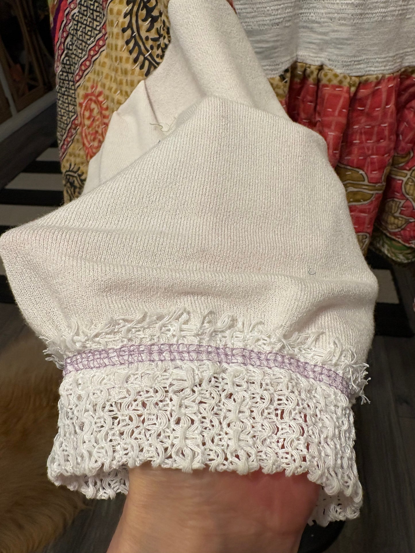 Emily Upcycled Vintage Kantha Dress/Long Shirt One Size Fits Most