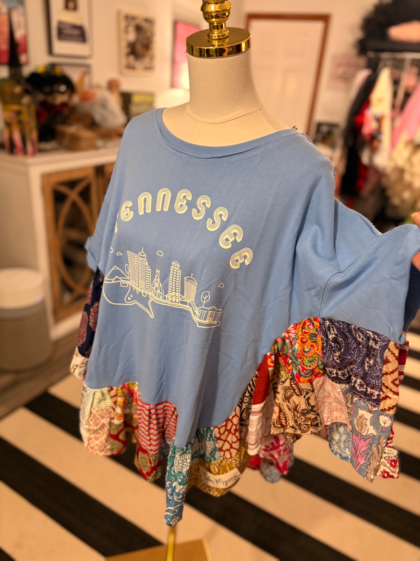 Tennessee Angel Poncho One Size Fits a Small to XL