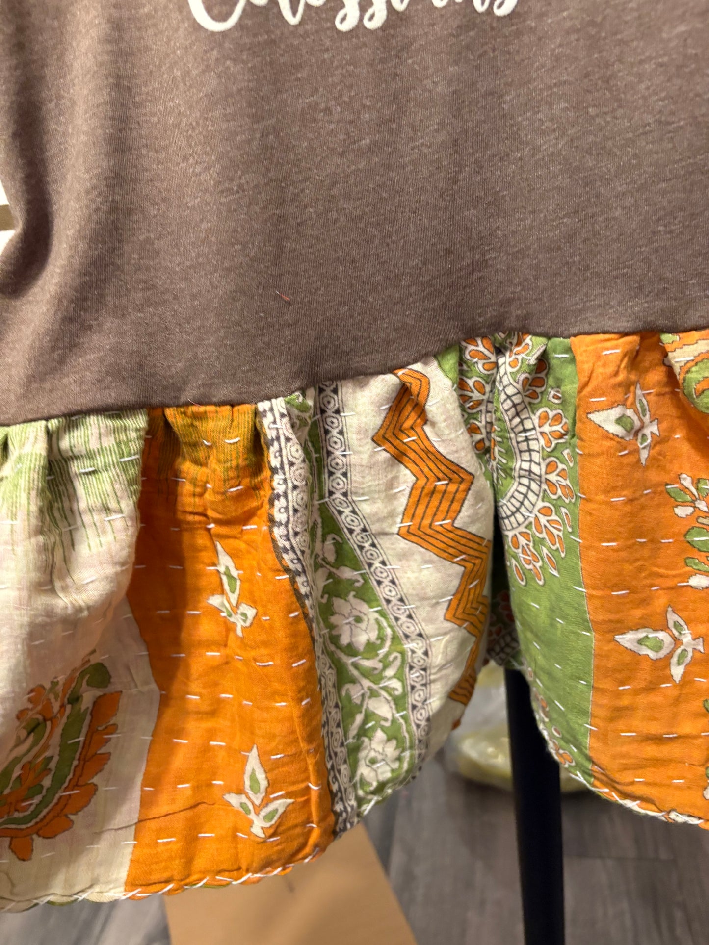 Pray Upcycled Vintage Kantha Doll Baby One Size Fits Most Size 6-16