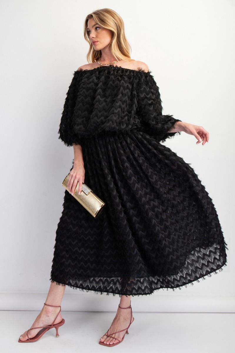 Mohair Chiffon Maxi Skirt