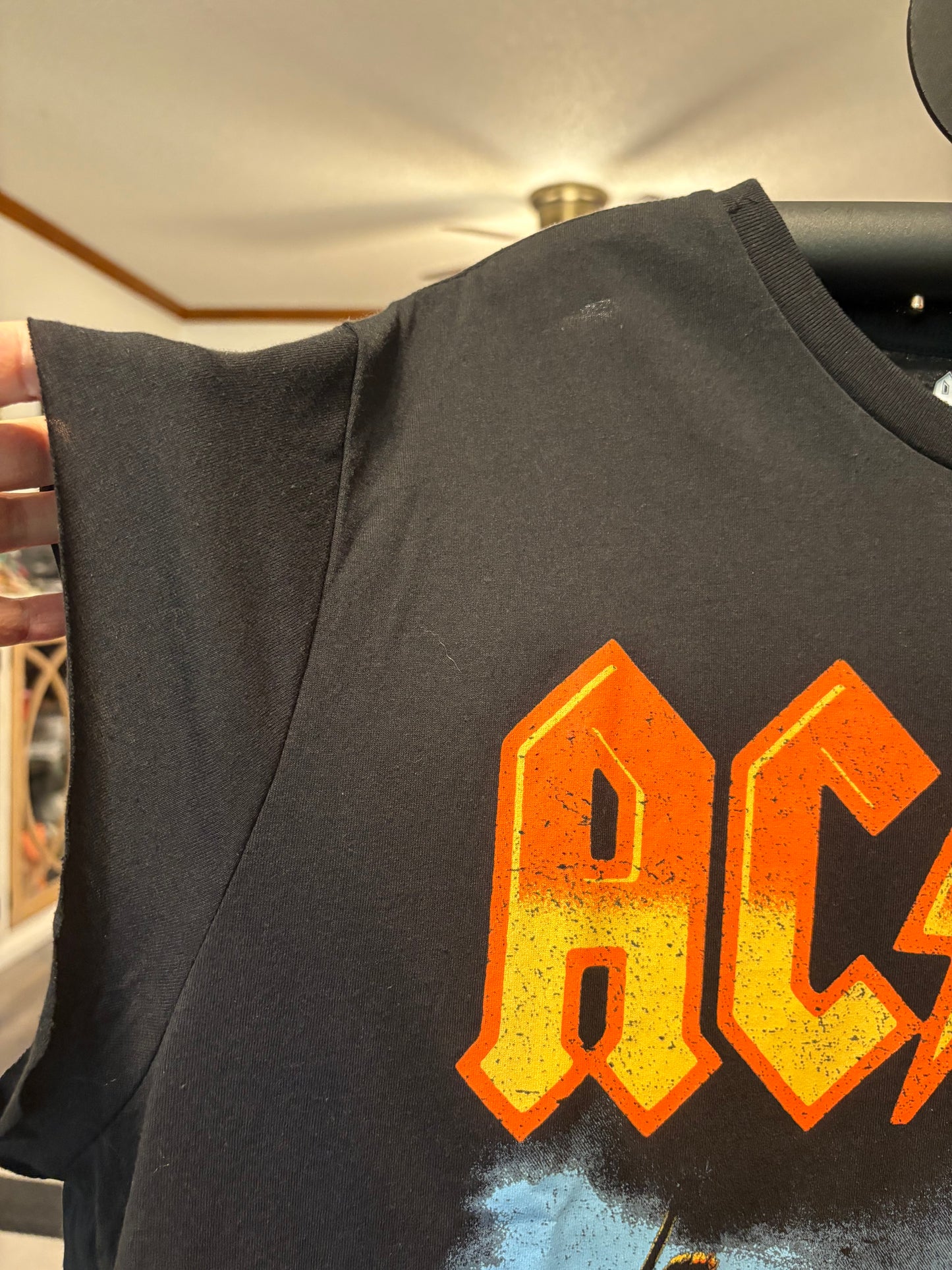 AC/DC Peekaboo Rockstar Dress One Size Fits Most