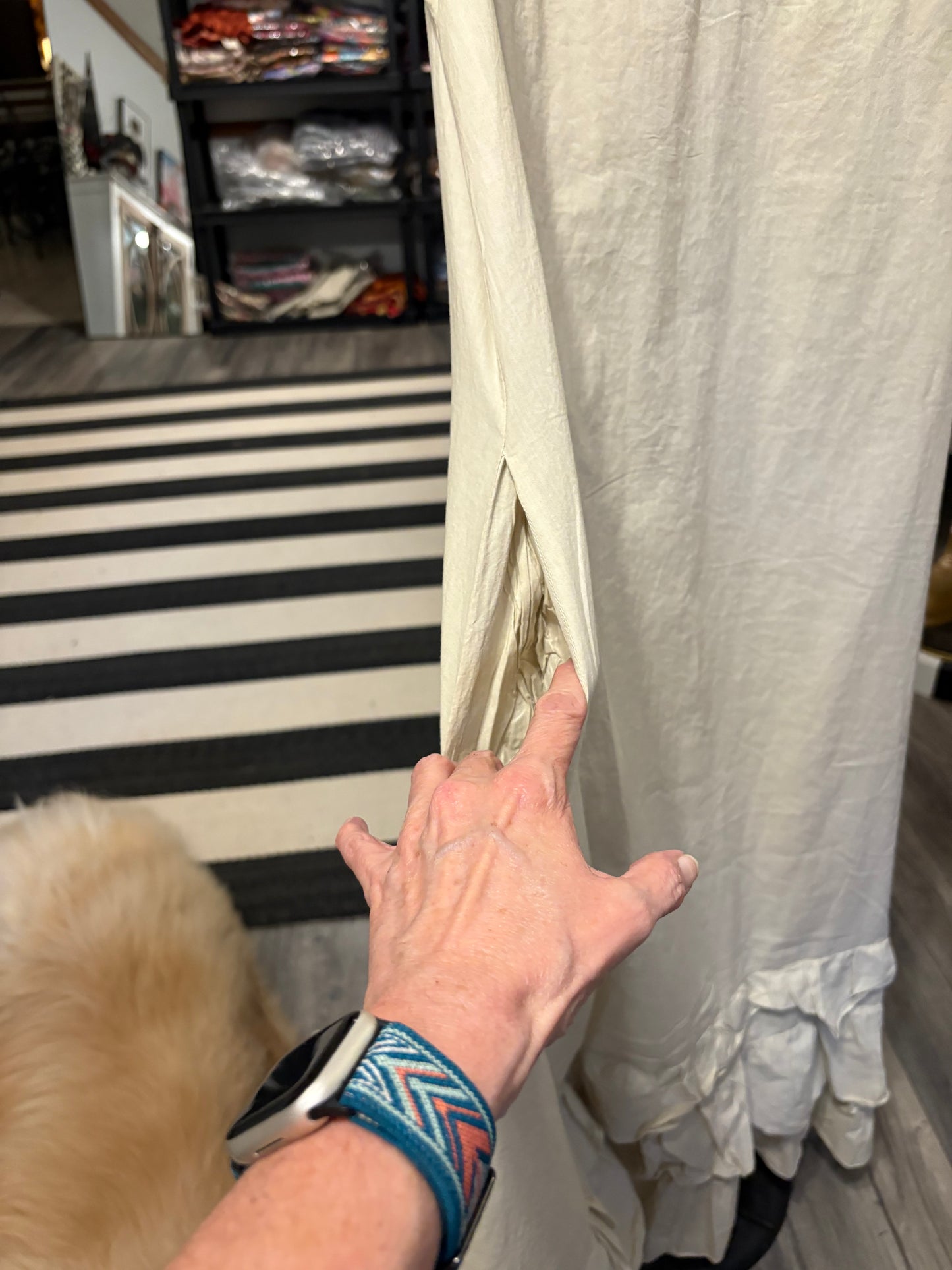 Create Change Slip Dress Parchment : S/M