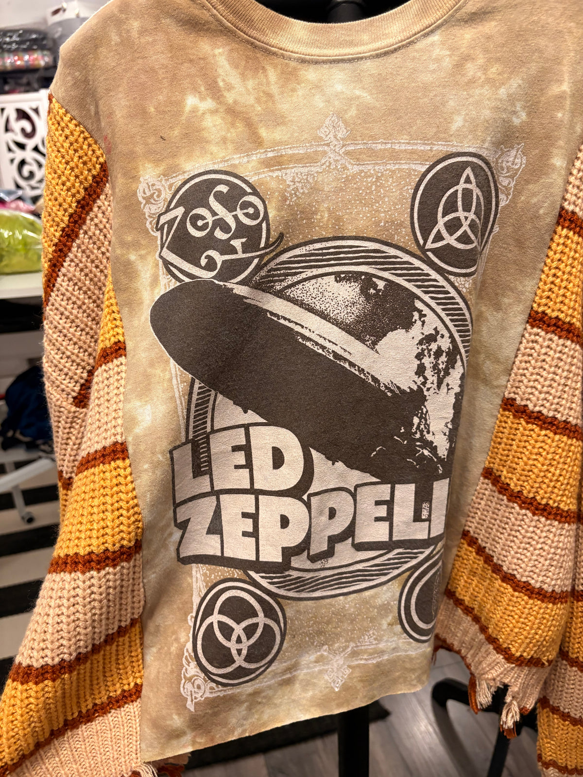 Zeppelin Glam Tee One Size Fits a Small to Large