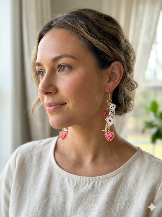 High Stakes Charm Earrings