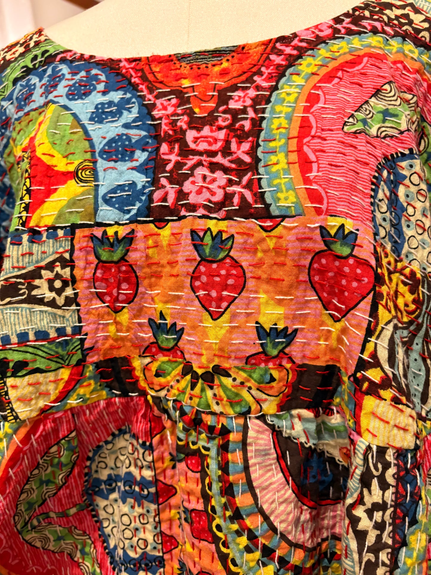 Carrie Kantha Circle Top One Size Fits a Small to XXL