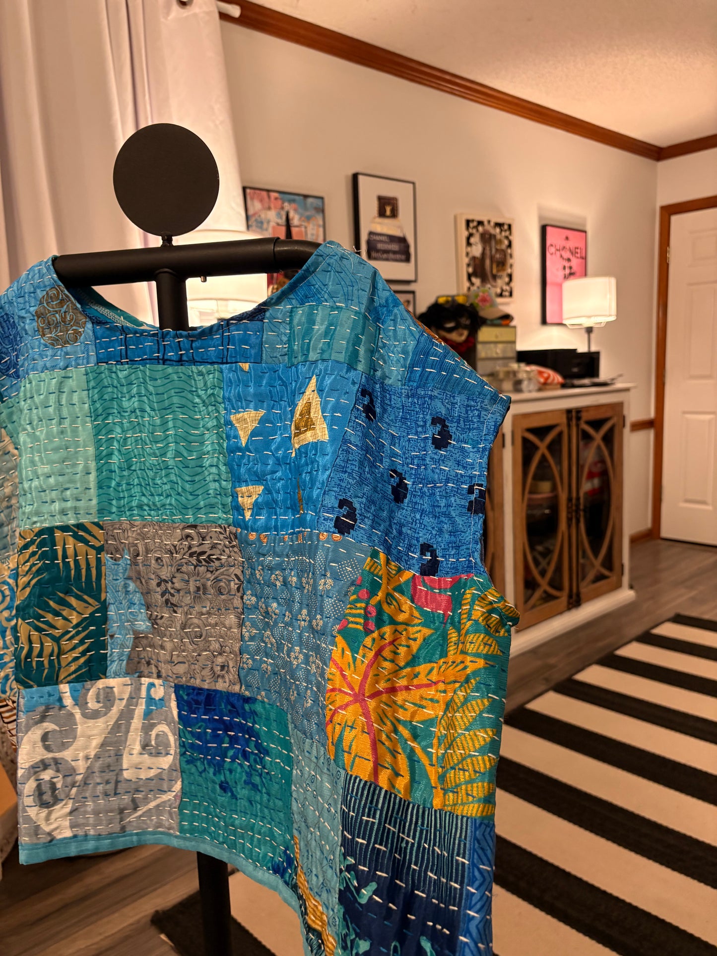 Blaire Kantha Top One Size Fits a Small to XXL