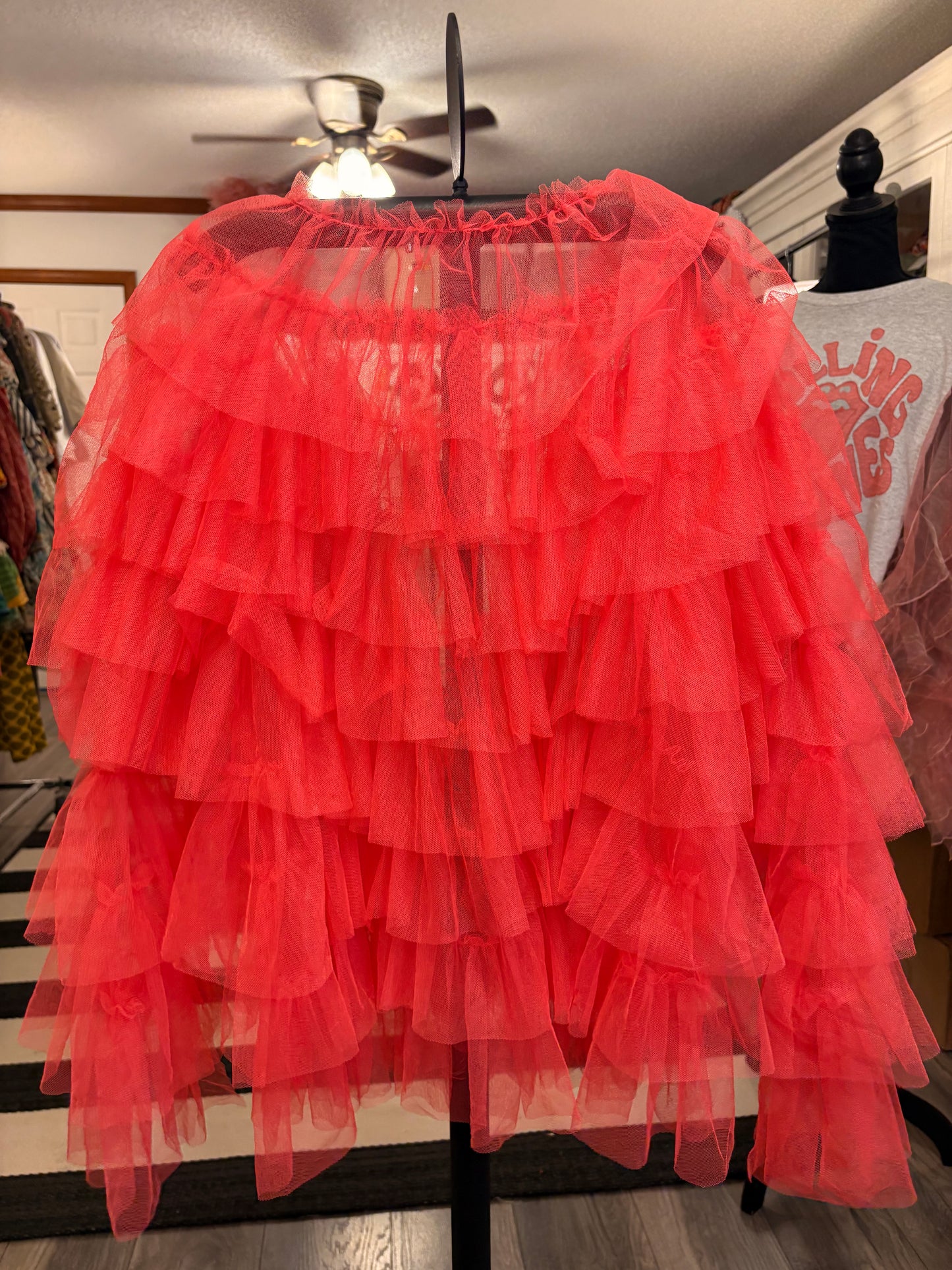 The Coral Tulle Rockstar Jacket One Size Fits a Small to XXL