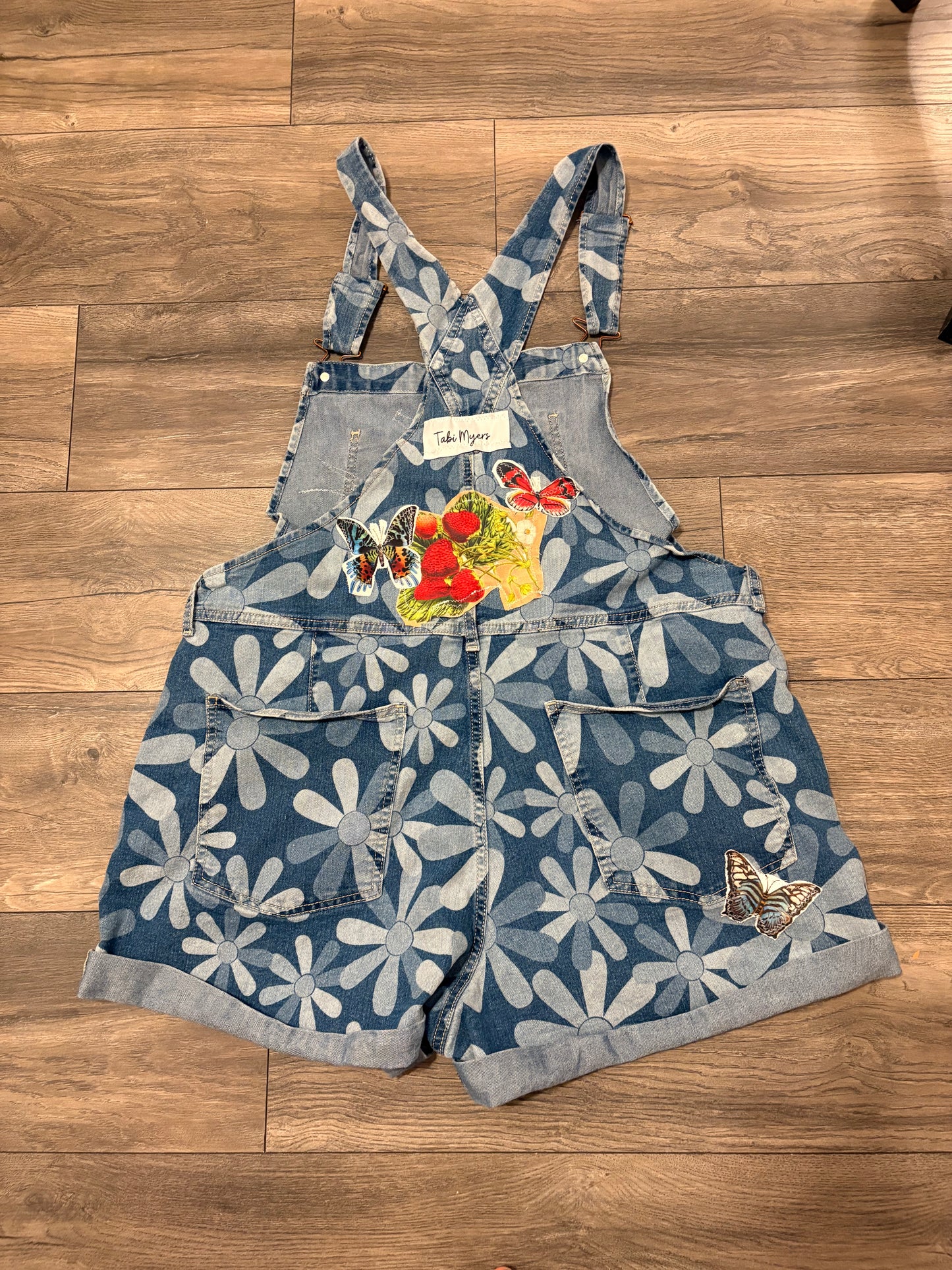 Michaela Denim Overalls Fits a Size 10-14