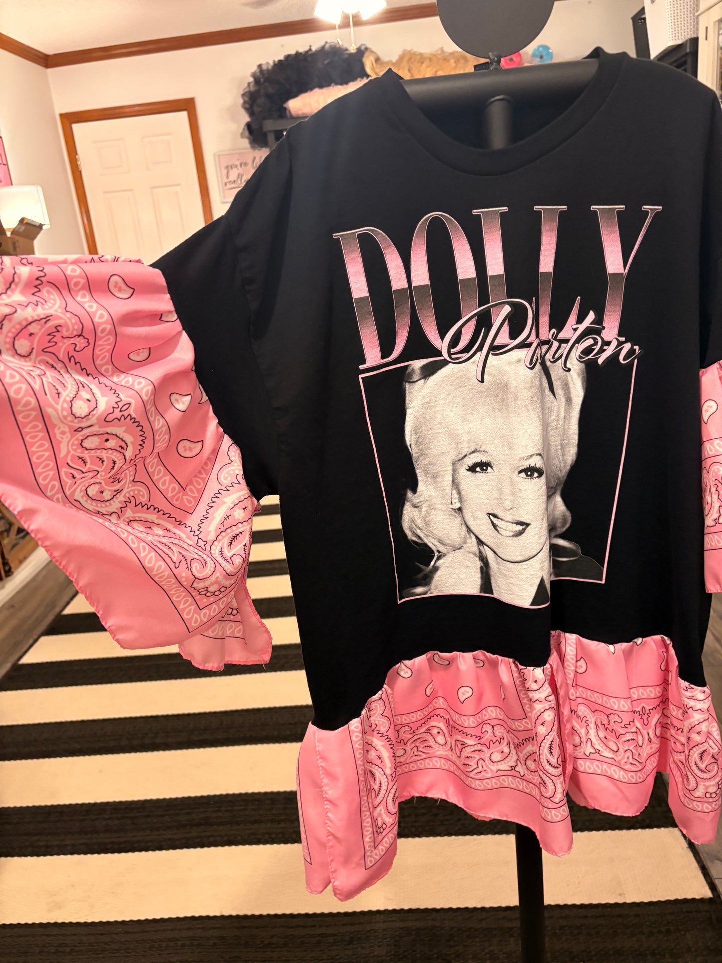 Young Dolly Bandana Baby Doll Tee Fits a Small to 2X (Copy)