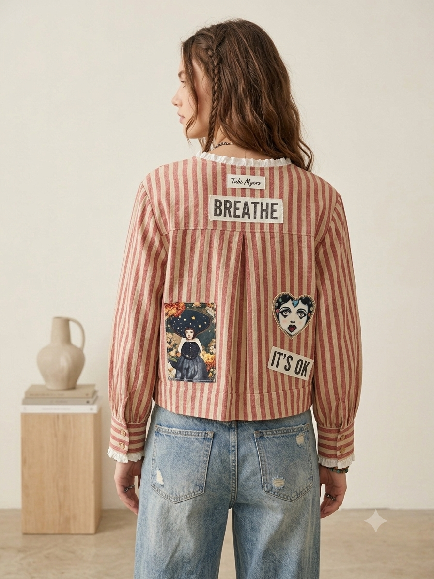Carnival of Encouragement Top/ Jacket One Size Fits a Small to XXL