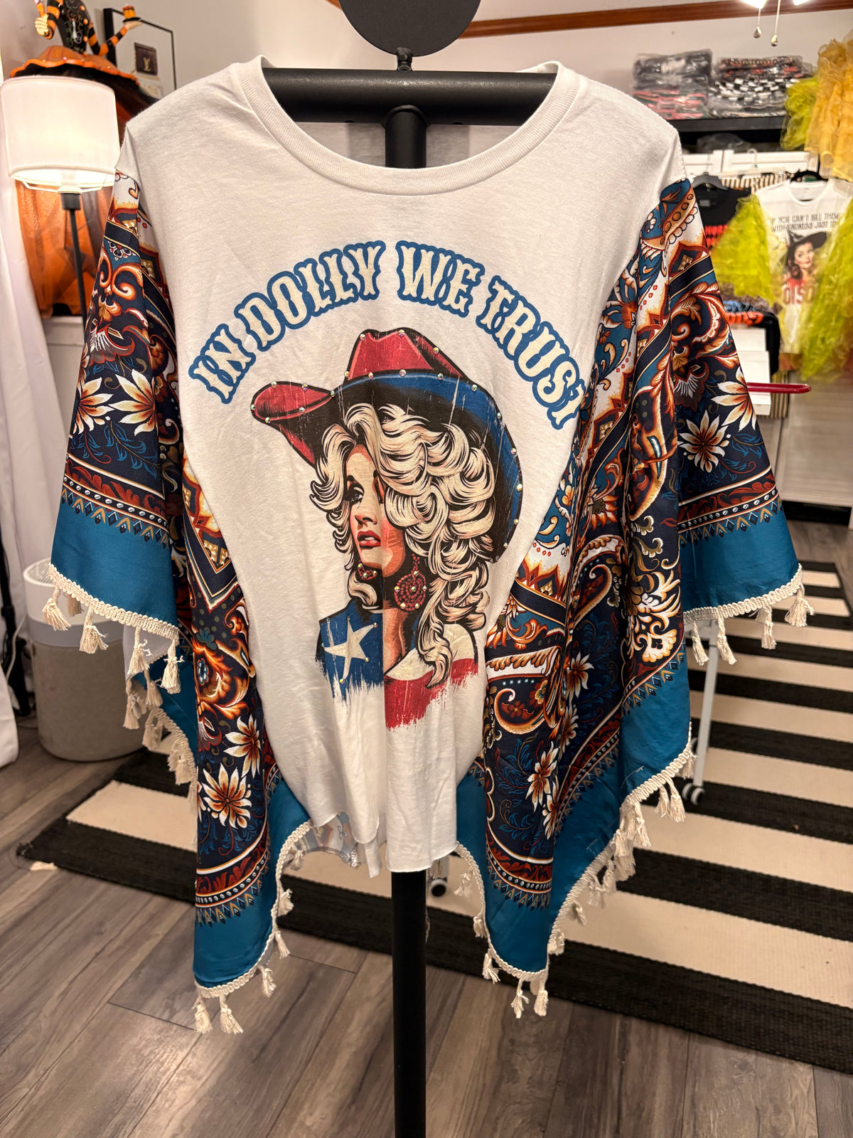 Trust Dolly Poncho Tee One Size Fits Small to XXL