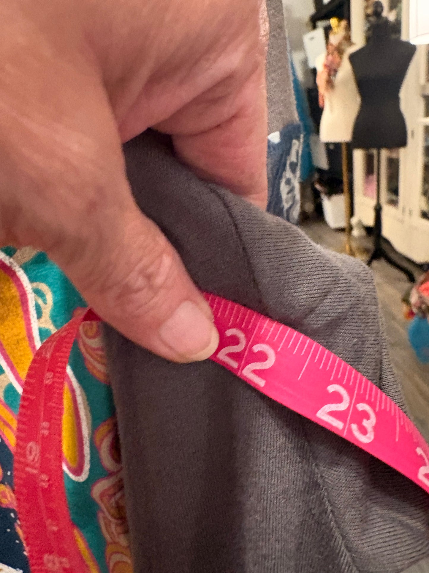 Eye Pink Flare Patchwork Sleeve Tee Fits a Small to XXL